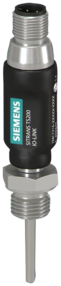 Produktfoto 1 von SITRANS TS200 Temperatursensor (Ø 3,5/3mm) Pt100 Kl.A mit schneller Ansprechzeit, Sensorlänge 24mm und integrierten Prozessanschluss G 1/4. Inklu...