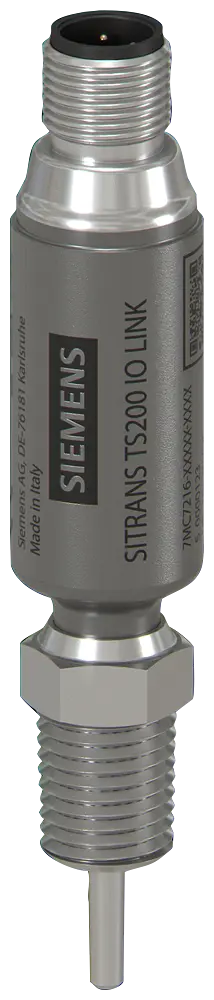 Produktfoto 1 von SITRANS TS200 Temperatursensor (Ø 3,5/3mm) Pt100 Kl.A mit schneller Ansprechzeit, Sensorlänge 13mm und integrierten Prozessanschluss NPT 1/4. Ink...