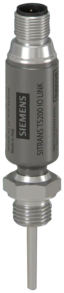 Produktfoto 1 von SITRANS TS200 Temperatursensor (Ø 3,5/3mm) Pt100 Kl.A mit schneller Ansprechzeit, Sensorlänge 24mm und integrierten Prozessanschluss G 1/4. Inklu...