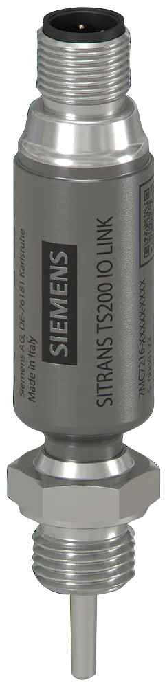 Produktfoto 1 von SITRANS TS200 Temperatursensor (Ø 3,5/3mm) Pt100 Kl.A mit schneller Ansprechzeit, Sensorlänge 13mm und integrierten Prozessanschluss G 1/4. Inklu...