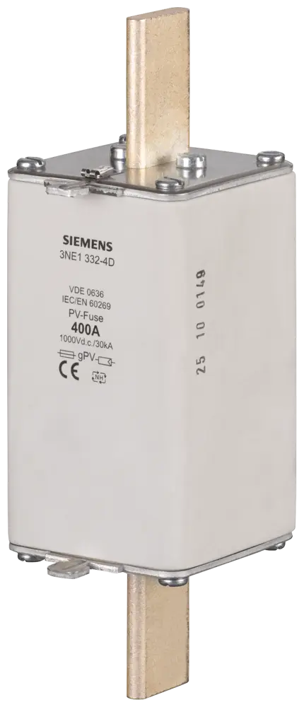 Produktfoto 1 von PV-Sicherungseinsatz, mit Messerkontakten, NH3L, In: 500 A, gPV, Un DC: 1000 V