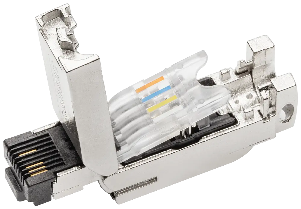 Produktfoto 1 von Siemens IE FC RJ45 Plug 180, RJ45 Steckverbinder mit FC Anschlusst., 180 Grad, 1 St.