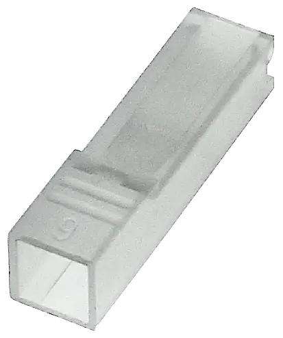 Produktfoto 1 von Isolierhülse für Flachstecker, 2,8x0,8mm, von vorne aufsteckbar