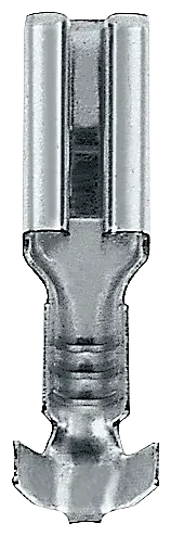 Produktfoto 1 von Steckhülse für Flachstecker, 2,8x0,8mm, Querschnitt 0,5-1,5mm2